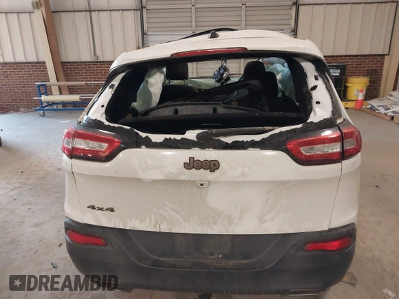 2016 Jeep Cherokee Latitude with VIN 1C4PJMCS1GW314036, listed as a IAAI auction lot 41303805 with 121,551 mi miles. Bid and sale history available at carsss.com. Image 16.