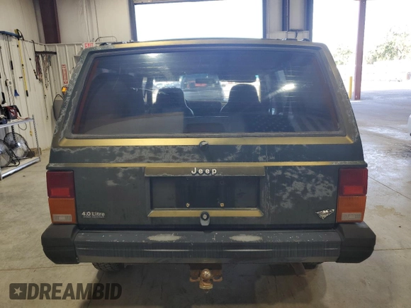 1996 Jeep Cherokee Sport with VIN 1J4FJ68S8TL282160, listed as a Copart auction lot 70670014 with 217,003 mi miles and Clean Title. Bid and sale history available at carsss.com. Image 6.