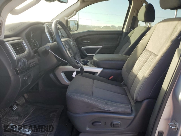 2020 Nissan Titan Platinum Reserve with VIN 1N6AA1EFXLN511854, listed as a Copart auction lot 83450044 with 75,894 mi miles and Salvage title. Bid and sale history available at DreamBid. Image 7.