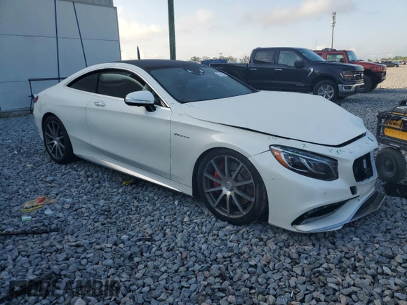 2015 Mercedes-Benz S 63 AMG with VIN WDDXJ7JB4FA009040, listed as a Copart auction lot 55732965 with 41,852 mi miles and Salvage Title. Bid and sale history available at DreamBid. Image 4.