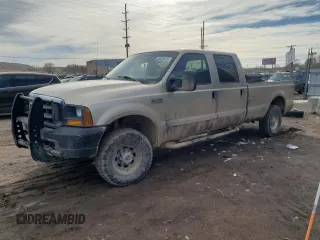 2000 Ford Super Duty F-250 XL with VIN 1FTNW21S4YEC53921, listed as a Copart auction lot 43639375 with 259,713 mi miles and Clean Title. Bid and sale history available at carsss.com. Image 1.