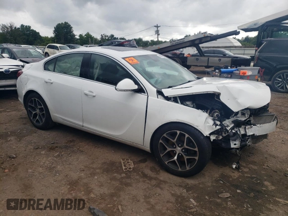 2017 Buick Regal Sport Touring with VIN 2G4GL5EX8H9140089, listed as a Copart auction lot 79210534 with Not Provided miles and Salvage Title. Bid and sale history available at DreamBid. Image 4.