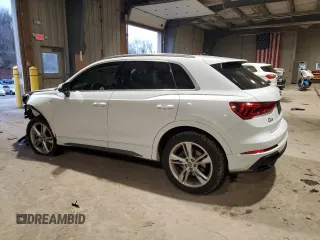 2019 Audi Q3 S line Premium Plus with VIN WA1EECF30K1064220, listed as a Copart auction lot 82536574 with 62,388 mi miles and Salvage Title. Bid and sale history available at carsss.com. Image 2.