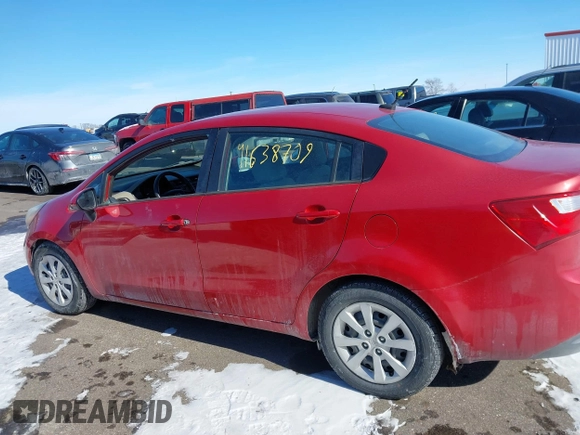 2014 Kia Rio LX with VIN KNADM4A3XE6408514, listed as a IAAI auction lot 41638709 with 97,231 mi miles. Bid and sale history available at carsss.com. Image 14.