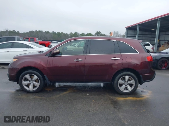 2013 Acura MDX Tech Pkg with VIN 2HNYD2H39DH513891, listed as a IAAI auction lot 41491200 with 272,549 mi miles. Bid and sale history available at carsss.com. Image 14.