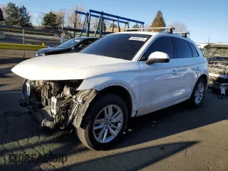 2020 Audi Q5 Premium with VIN WA1ANAFY3L2035160, listed as a Copart auction lot 48490215 with 82,771 mi miles and Salvage Title. Bid and sale history available at carsss.com. Image 1.