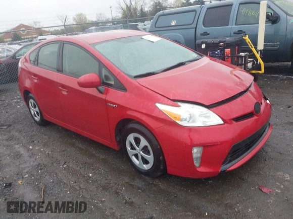 2013 Toyota Prius One with VIN JTDKN3DU3D0346428, listed as a IAAI auction lot 42017094 with 103,212 mi miles. Bid and sale history available at carsss.com. Image 1.