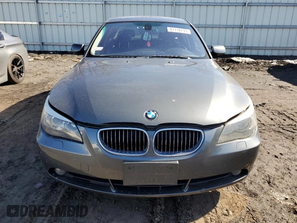 2006 BMW 5 Series 530xi with VIN WBANF73516CU19452, listed as a Copart auction lot 47118735 with 146,502 mi miles and Salvage Title. Bid and sale history available at DreamBid. Image 5.