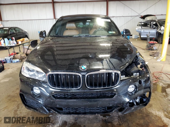 2016 BMW X6 xDrive35i with VIN 5UXKU2C52G0N82739, listed as a Copart auction lot 65305373 with 117,977 mi miles. Bid and sale history available at carsss.com. Image 5.
