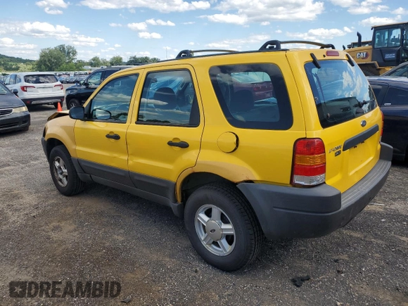 2003 Ford Escape XLS Popular with VIN 1FMYU92193KA49798, listed as a Copart auction lot 59922804 with 187,032 mi miles and Non Repairable. Bid and sale history available at carsss.com. Image 2.