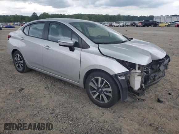 2021 Nissan Versa SV with VIN 3N1CN8EV3ML830906, listed as a Copart auction lot 54612805 with 103,120 mi miles and Salvage title. Bid and sale history available at DreamBid. Image 4.