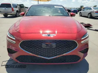2022 Genesis G70 3.3T with VIN KMTG54TE8NU083354, listed as a Copart auction lot 67555174 with 15,423 mi miles and Salvage Title. Bid and sale history available at carsss.com. Image 5.