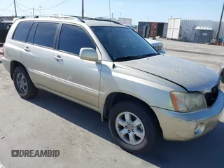 2001 Toyota Highlander z VIN JTEHF21A510016616, wystawiony jako IAAI lot #42271687 z przebiegiem 145 446 mil mil oraz . Historia ofert i sprzedaży dostępna na DreamBid. Obrazek 1.