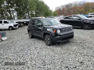 2017 Jeep Renegade Sport with VIN ZACCJBAB6HPF27164, listed as a Copart auction lot 53180005 with 70,086 mi miles and Salvage Title. Bid and sale history available at carsss.com. Image 11.