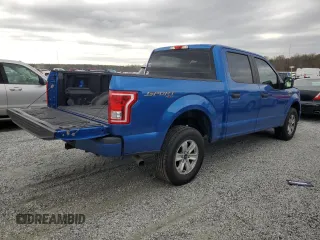 2015 Ford F-150 XLT with VIN 1FTEW1EF7FFC18014, listed as a Copart auction lot 49843605 with 122,701 mi miles and Salvage Title. Bid and sale history available at carsss.com. Image 3.