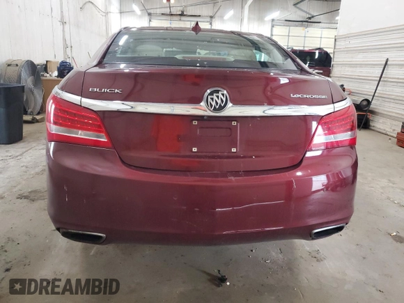 2015 Buick LaCrosse Leather with VIN 1G4GB5G36FF134728, listed as a Copart auction lot 54539605 with 146,034 mi miles and Salvage Title. Bid and sale history available at carsss.com. Image 6.