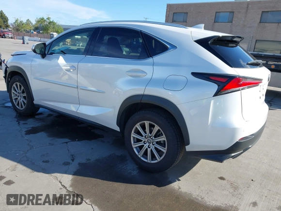 2018 Lexus NX with VIN JTJBARBZ5J2173750, listed as a IAAI auction lot 42004375 with 43,156 mi miles. Bid and sale history available at carsss.com. Image 3.