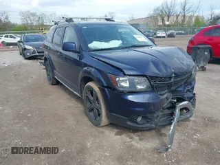2018 Dodge Journey Crossroad z VIN 3C4PDCGB6JT275792, wystawiony jako IAAI lot #42094837 z przebiegiem 110 007 mil mil oraz . Historia ofert i sprzedaży dostępna na DreamBid. Obrazek 1.