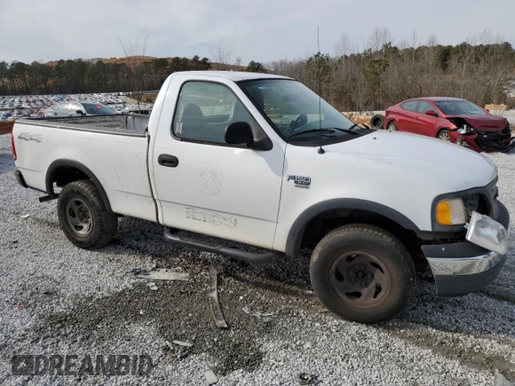 2003 Ford F-150 XL z VIN 1FTRF18W53NB45997, wystawiony jako Copart lot #42451525 z przebiegiem 149 166 mil mil oraz Szkoda całkowita • Salvage title. Historia ofert i sprzedaży dostępna na DreamBid. Obrazek 4.