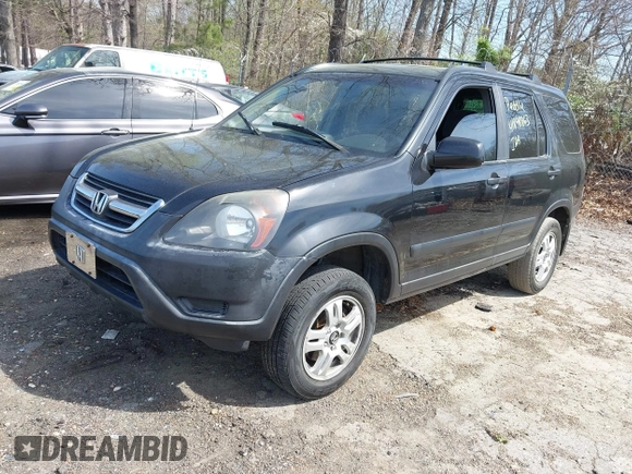 2002 Honda CR-V EX with VIN SHSRD78812U012458, listed as a IAAI auction lot 41898863 with 298,322 mi miles. Bid and sale history available at carsss.com. Image 2.