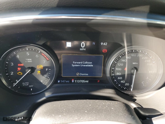 2020 Cadillac CT5 Premium Luxury with VIN 1G6DT5RK1L0133495, listed as a Copart auction lot 46067075 with 113,705 mi miles and Salvage Title. Bid and sale history available at carsss.com. Image 9.