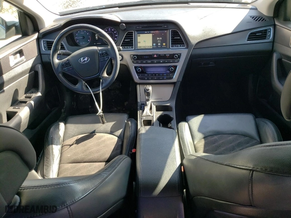 2015 Hyundai Sonata 2.4L Limited with VIN 5NPE34AF9FH197303, listed as a Copart auction lot 47615085 with 110,143 mi miles and Salvage Title. Bid and sale history available at carsss.com. Image 8.