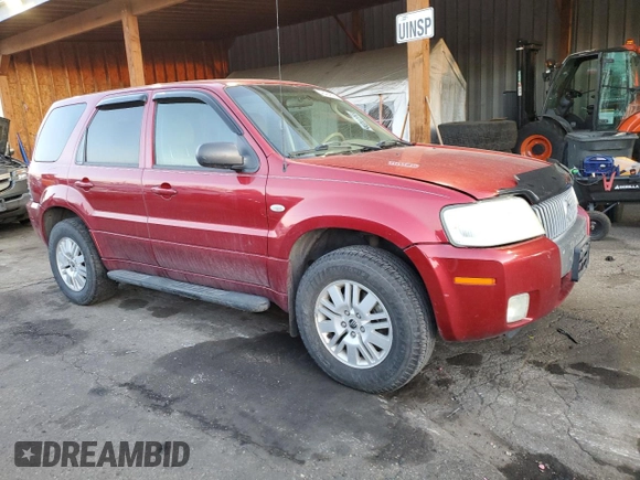 2005 Mercury Mariner Luxury z VIN 4M2YU571X5DJ08168, wystawiony jako Copart lot #49494595 z przebiegiem 116 072 mil mil oraz Szkoda całkowita • Salvage title. Historia ofert i sprzedaży dostępna na DreamBid. Obrazek 4.
