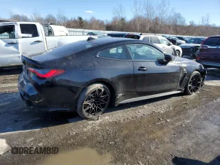 2022 BMW M4 Competition with VIN WBS33AZ04NCJ63648, listed as a Copart auction lot 45010665 with Not Provided miles and Salvage Title. Bid and sale history available at carsss.com. Image 3.