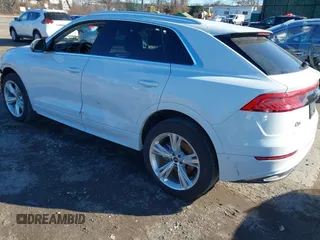 2023 Audi Q8 Premium with VIN WA1AVBF14PD022081, listed as a IAAI auction lot 41623196 with 8,432 mi miles and . Bid and sale history available at DreamBid. Image 3.