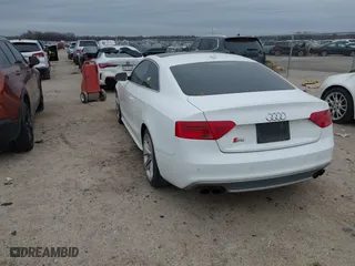 2013 Audi S5 Premium Plus with VIN WAUCGAFR0DA006611, listed as a IAAI auction lot 41636149 with 212,323 mi miles. Bid and sale history available at carsss.com. Image 3.
