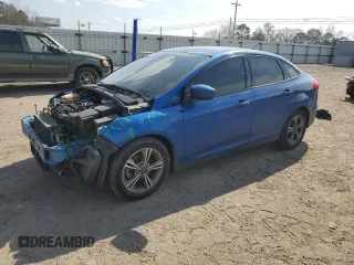 2018 Ford Focus SE with VIN 1FADP3F2XJL265909, listed as a Copart auction lot 44591615 with 129,094 mi miles and Non Repairable. Bid and sale history available at carsss.com. Image 1.