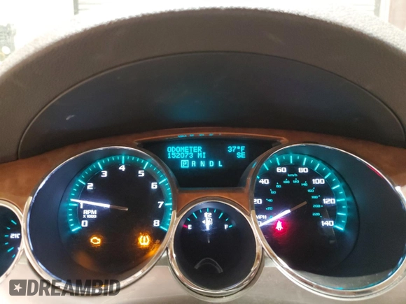 2010 Buick Enclave CXL w/1XL with VIN 5GALRBED3AJ142334, listed as a Copart auction lot 47232215 with 152,073 mi miles and Salvage Title. Bid and sale history available at carsss.com. Image 9.