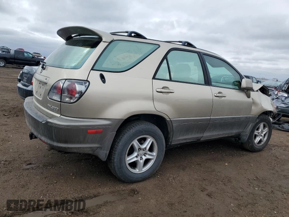 2003 Lexus RX 300 z VIN JTJHF10U530309619, wystawiony jako Copart lot #47728565 z przebiegiem 153 357 mil mil oraz Szkody całkowita. Historia ofert i sprzedaży dostępna na DreamBid. Obrazek 3.