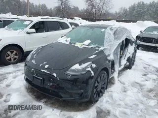 2023 Tesla Model Y Performance with VIN 7SAYGDEF4PF797192, listed as a IAAI auction lot 41550259 with 13,312 mi miles and . Bid and sale history available at DreamBid. Image 19.