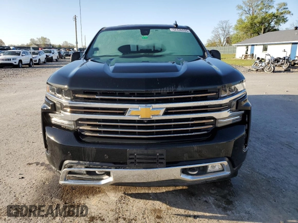 2021 Chevrolet Silverado 1500 High Country with VIN 3GCUYHET7MG234553, listed as a Copart auction lot 52436555 with 0 mi miles and Salvage Title. Bid and sale history available at carsss.com. Image 5.