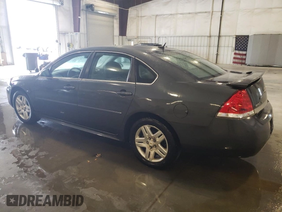 2011 Chevrolet Impala LT Fleet z VIN 2G1WG5EK1B1150731, wystawiony jako Copart lot #57159835 z przebiegiem 167 655 mil mil oraz Szkoda całkowita • Salvage title. Historia ofert i sprzedaży dostępna na DreamBid. Obrazek 2.