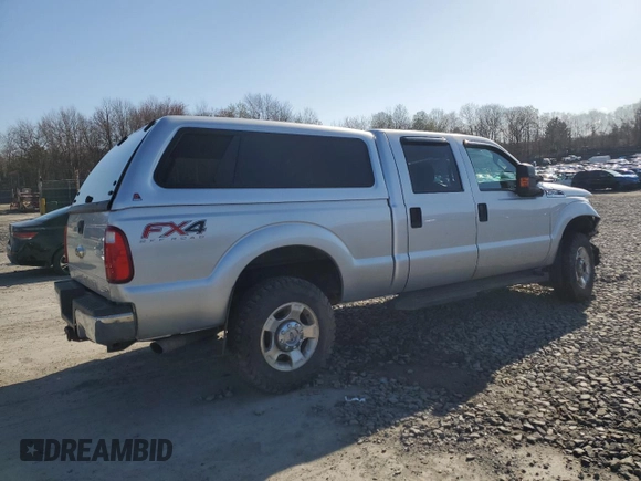 2015 Ford Super Duty F-250 SRW Lariat with VIN 1FT7W2B65FEA36577, listed as a Copart auction lot 53229145 with 110,595 mi miles and Salvage Title. Bid and sale history available at carsss.com. Image 3.