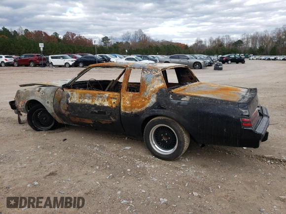 1986 Buick Regal with VIN 1G4GK4779GP450391, listed as a Copart auction lot 81891664 with Not Provided miles and Salvage Title. Bid and sale history available at DreamBid. Image 2.