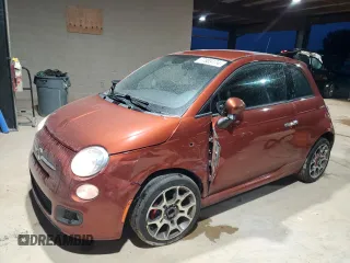 2014 FIAT 500 Sport with VIN 3C3CFFBR8ET291694, listed as a Copart auction lot 77889174 with 90,279 mi miles and Salvage Title. Bid and sale history available at carsss.com. Image 1.