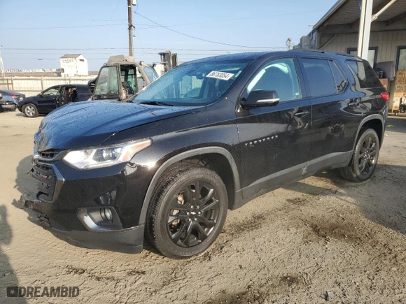 2020 Chevrolet Traverse RS with VIN 1GNERJKW6LJ117445, listed as a Copart auction lot 86783054 with 50,788 mi miles and Salvage Title. Bid and sale history available at carsss.com. Image 1.