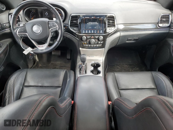 2021 Jeep Grand Cherokee Trailhawk with VIN 1C4RJFLG0MC771918, listed as a Copart auction lot 75835754 with 37,185 mi miles and Salvage Title. Bid and sale history available at carsss.com. Image 8.