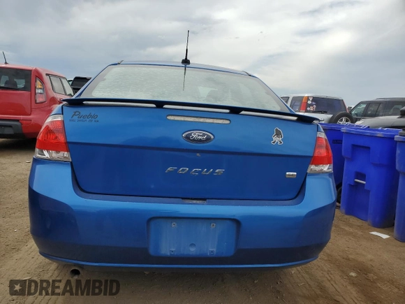 2011 Ford Focus SE with VIN 1FAHP3FN3BW180390, listed as a Copart auction lot 66377674 with 173,456 mi miles and Salvage Title. Bid and sale history available at DreamBid. Image 6.