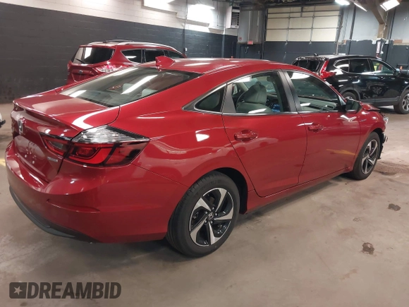 2022 Honda Insight EX with VIN 19XZE4F50NE006513, listed as a IAAI auction lot 42025779 with 17,457 mi miles and . Bid and sale history available at carsss.com. Image 4.