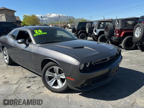 2020 Dodge Challenger SXT with VIN 2C3CDZAG2LH226594, listed as a Copart auction lot 55269645 with 71,197 mi miles and Clean Title. Bid and sale history available at DreamBid. Image 1.