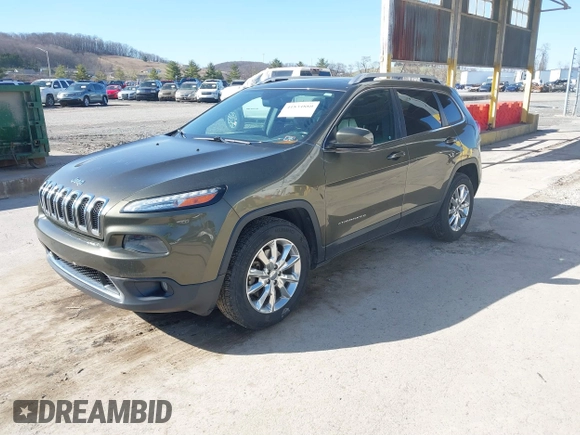 2015 Jeep Cherokee Limited with VIN 1C4PJMDS0FW685749, listed as a IAAI auction lot 41834880 with 161,614 mi miles. Bid and sale history available at carsss.com. Image 18.