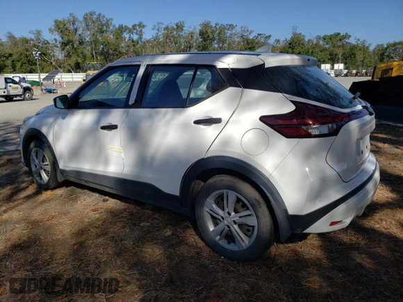 2022 Nissan Kicks S with VIN 3N1CP5BV1NL474843, listed as a Copart auction lot 42575535 with Not Provided miles and Non Repairable. Bid and sale history available at DreamBid. Image 2.