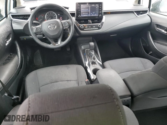 2021 Toyota Corolla LE with VIN 5YFEPMAE6MP252219, listed as a Copart auction lot 47689615 with 124,846 mi miles and Salvage Title. Bid and sale history available at carsss.com. Image 8.