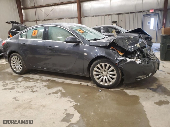 2011 Buick Regal CXL RL2 with VIN 2G4GP5EC8B9189933, listed as a Copart auction lot 88292815 with 0 mi miles and Non Repairable. Bid and sale history available at carsss.com. Image 4.