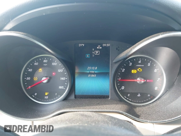 2019 Mercedes-Benz C 300 with VIN 55SWF8EB1KU319315, listed as a IAAI auction lot 41280828 with 81,845 mi miles and . Bid and sale history available at carsss.com. Image 7.
