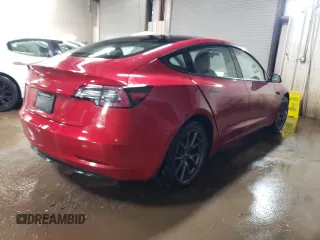 2022 Tesla Model 3 with VIN 5YJ3E1EA8NF289661, listed as a Copart auction lot 52350675 with 153,797 mi miles and Salvage Title. Bid and sale history available at DreamBid. Image 3.